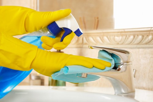 Local hard floor cleaning service for a Kennington property hallway